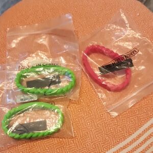 Marc Jacobb Pink Or Green Twisted Bracelets